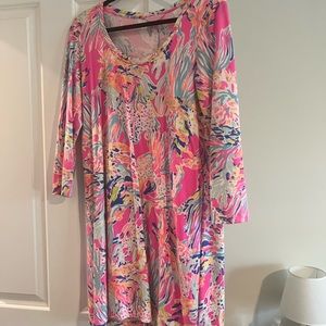 Lilly Pulitzer quarter sleeve dress